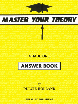 Book cover for Master Your Theory Answer Book 1