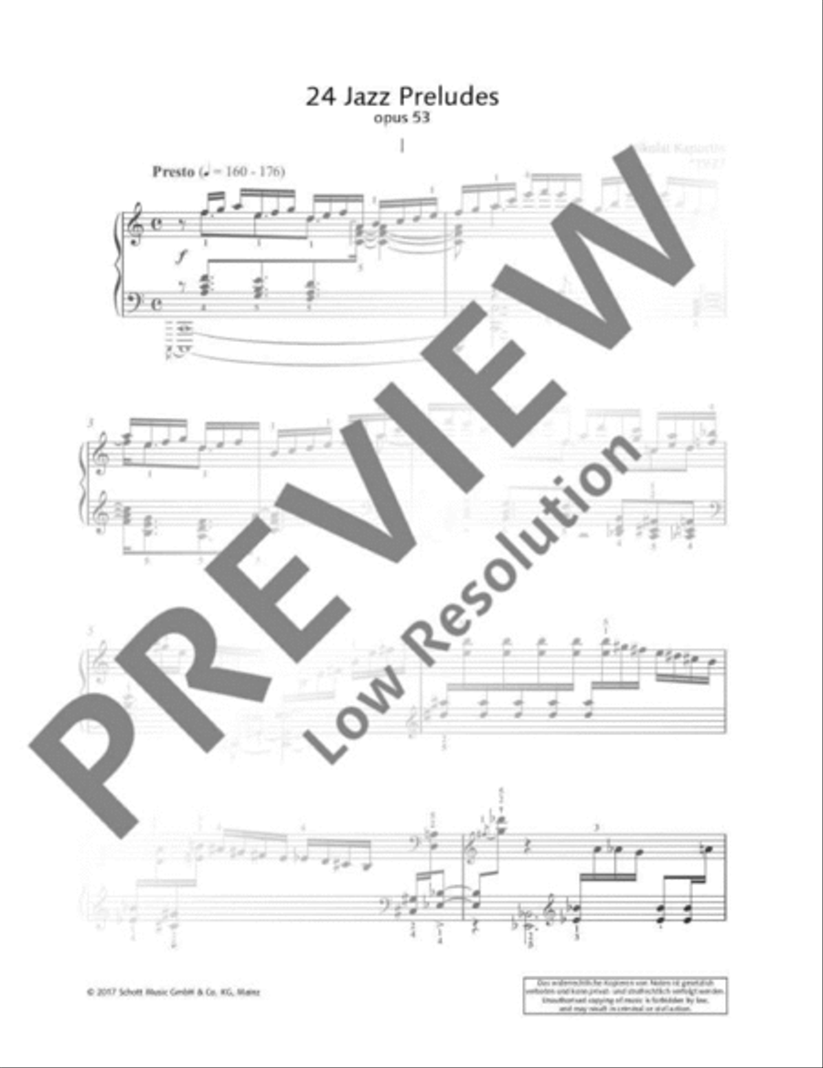24 Jazz Preludes 24 Jazz Preludes Piano Solo scores gallery preview page 6
