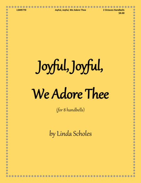 Joyful, Joyful, We Adore Thee (for 8 Handbells) image number null