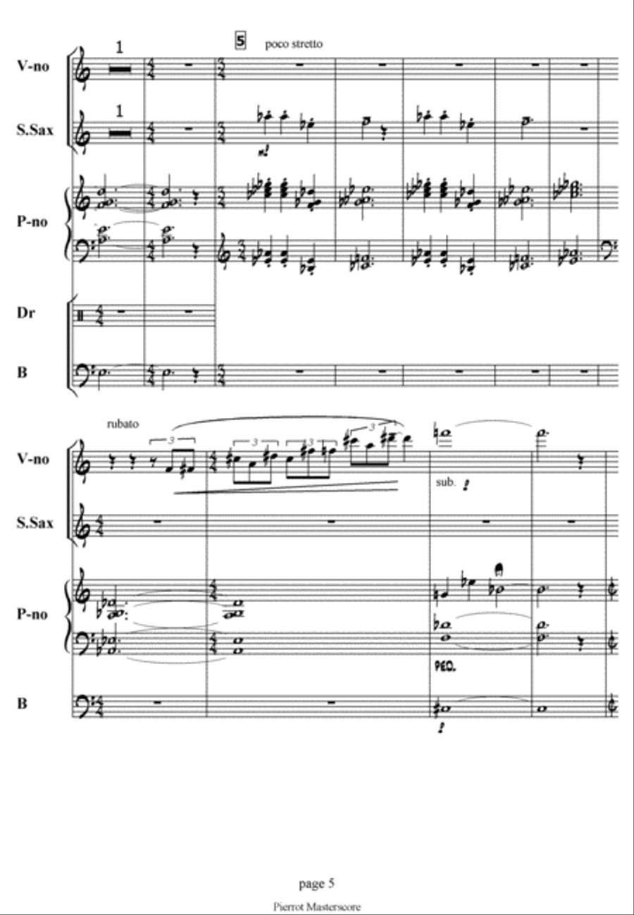 Pierrot Pierrot Jazz Ensemble scores gallery preview page 5