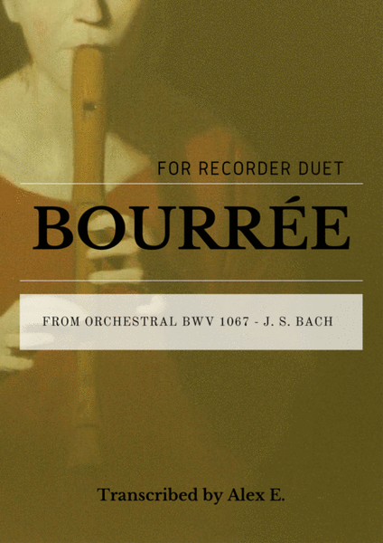 Bourrée - BWV 1067 For Recorder Duet image number null