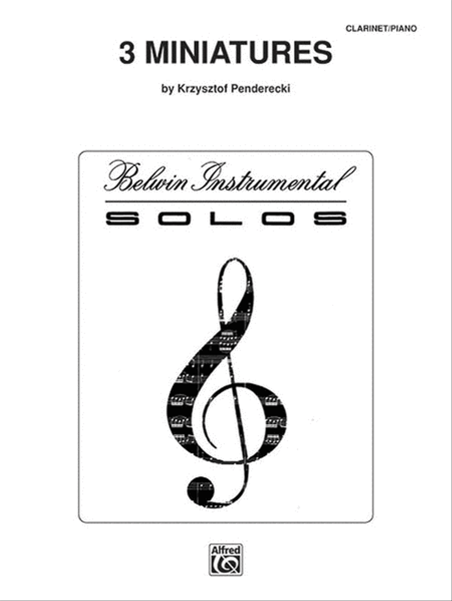 Three Miniatures Small Ensemble scores gallery preview page 1