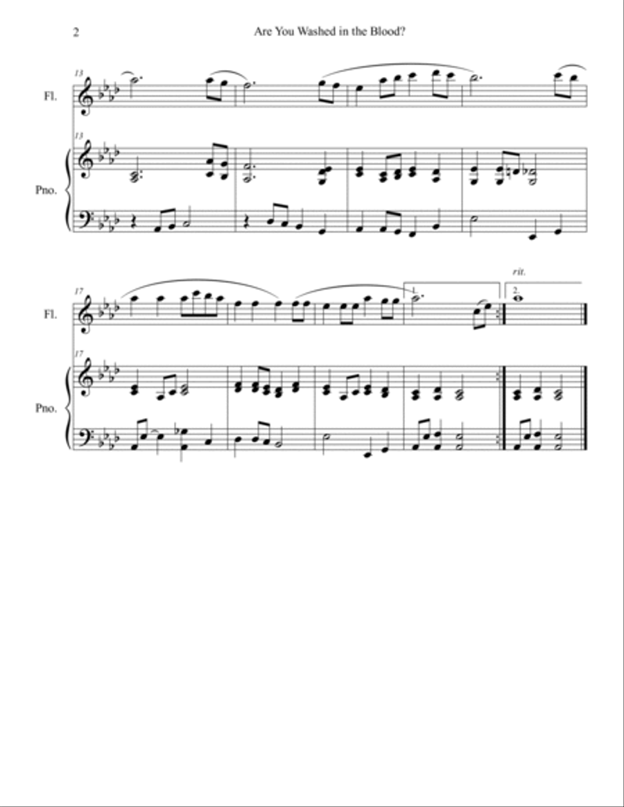 10 Easter Solos for Flute and Piano - Volume 2 Flute Solo scores gallery preview page 5
