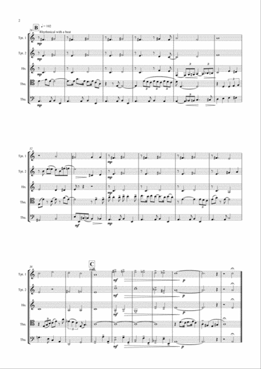 Summertime Summertime Brass Ensemble scores gallery preview page 2
