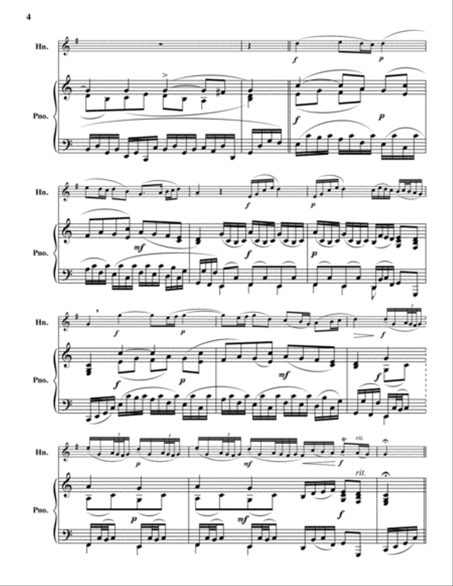 Aria con Variazoni Piano Accompaniment scores gallery preview page 4