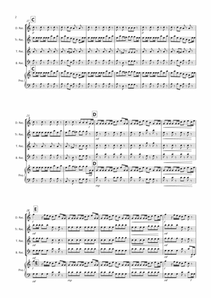 2 Classical Favourites for Recorder Quartet (volume four) image number null