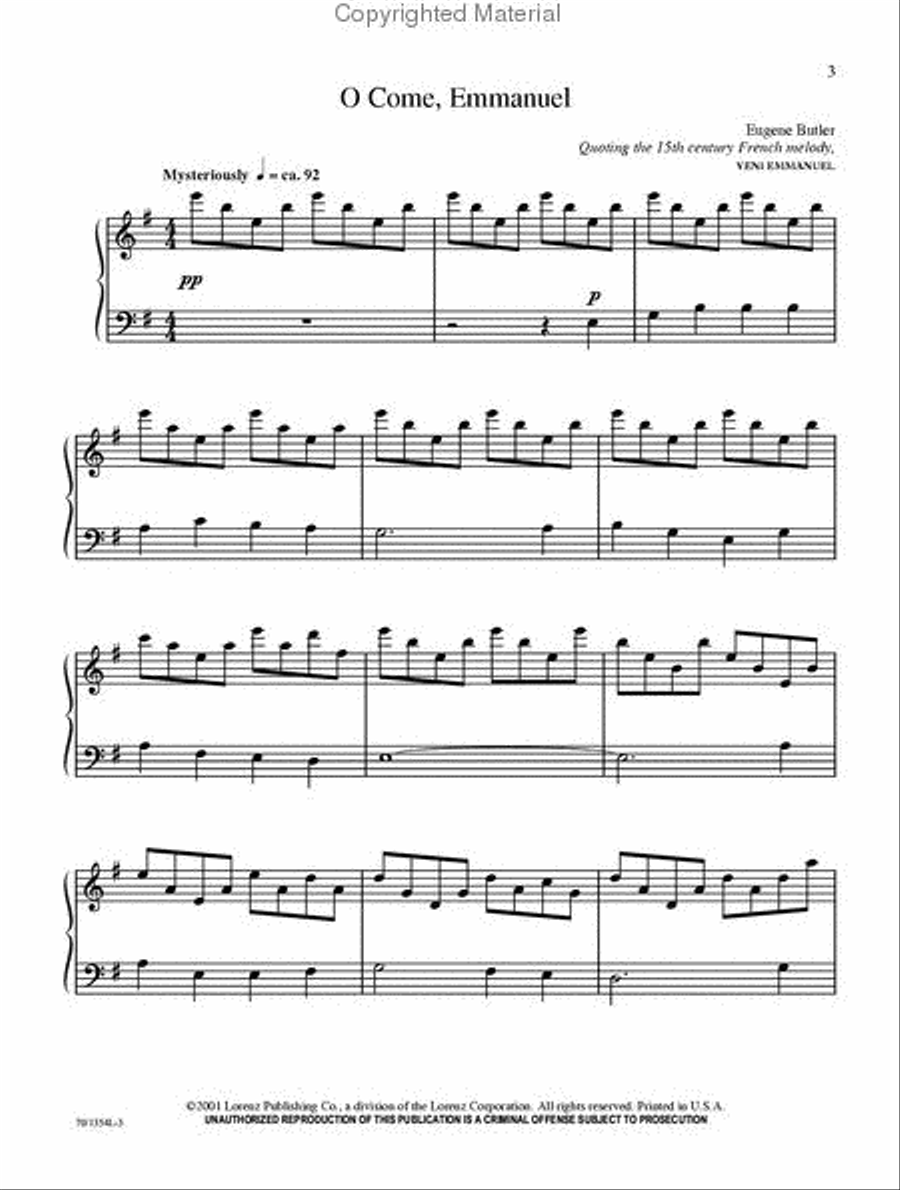 Portraits of Christmas Piano Solo scores gallery preview page 2