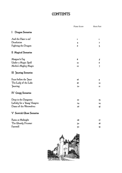 Scenarios - 15 Pieces for French Horn & Piano in 5 Scenarios image number null
