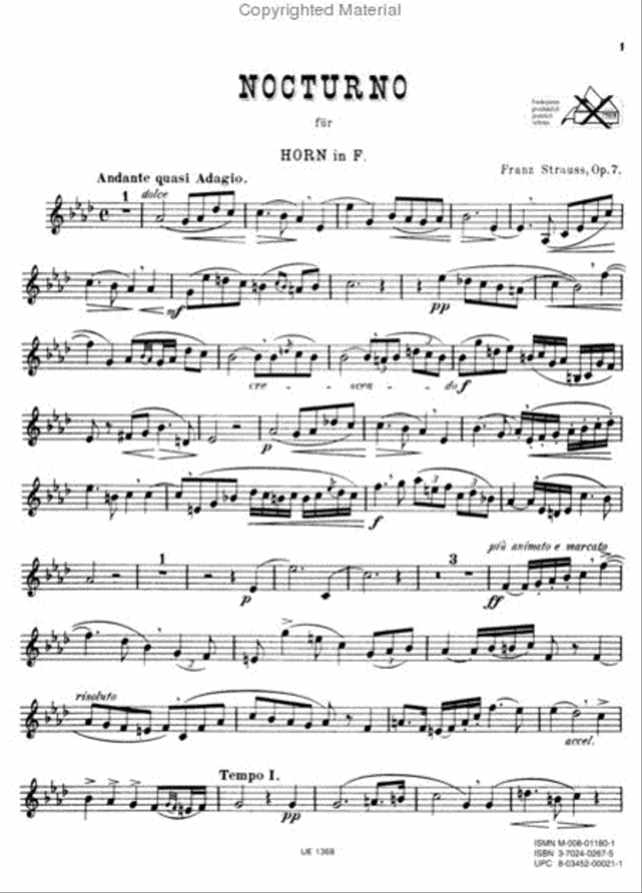 Nocturno, Op. 7 Chamber Music scores gallery preview page 2