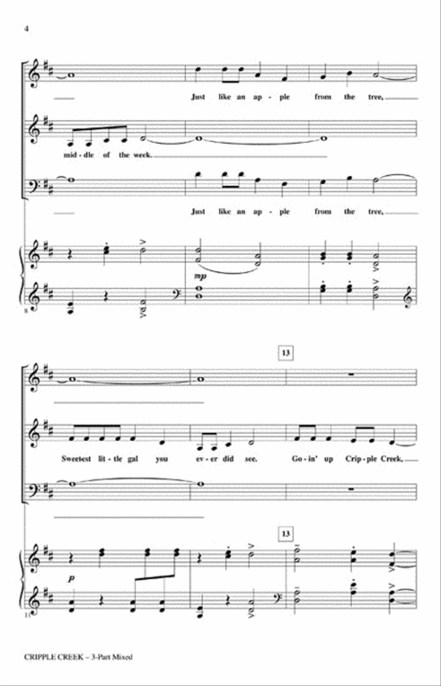 Cripple Creek 3-Part scores gallery preview page 3