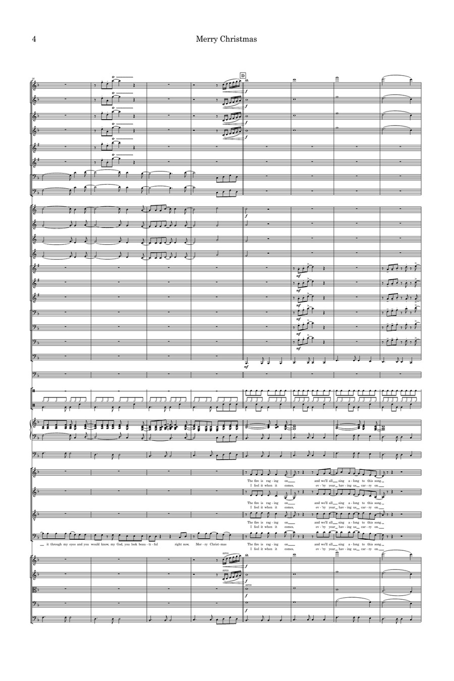 Merry Christmas Full Orchestra scores gallery preview page 4