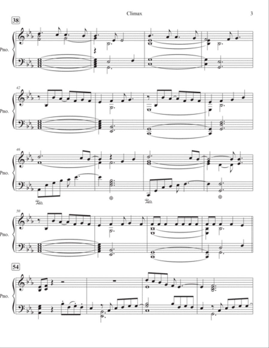 Climax Piano Solo scores gallery preview page 3