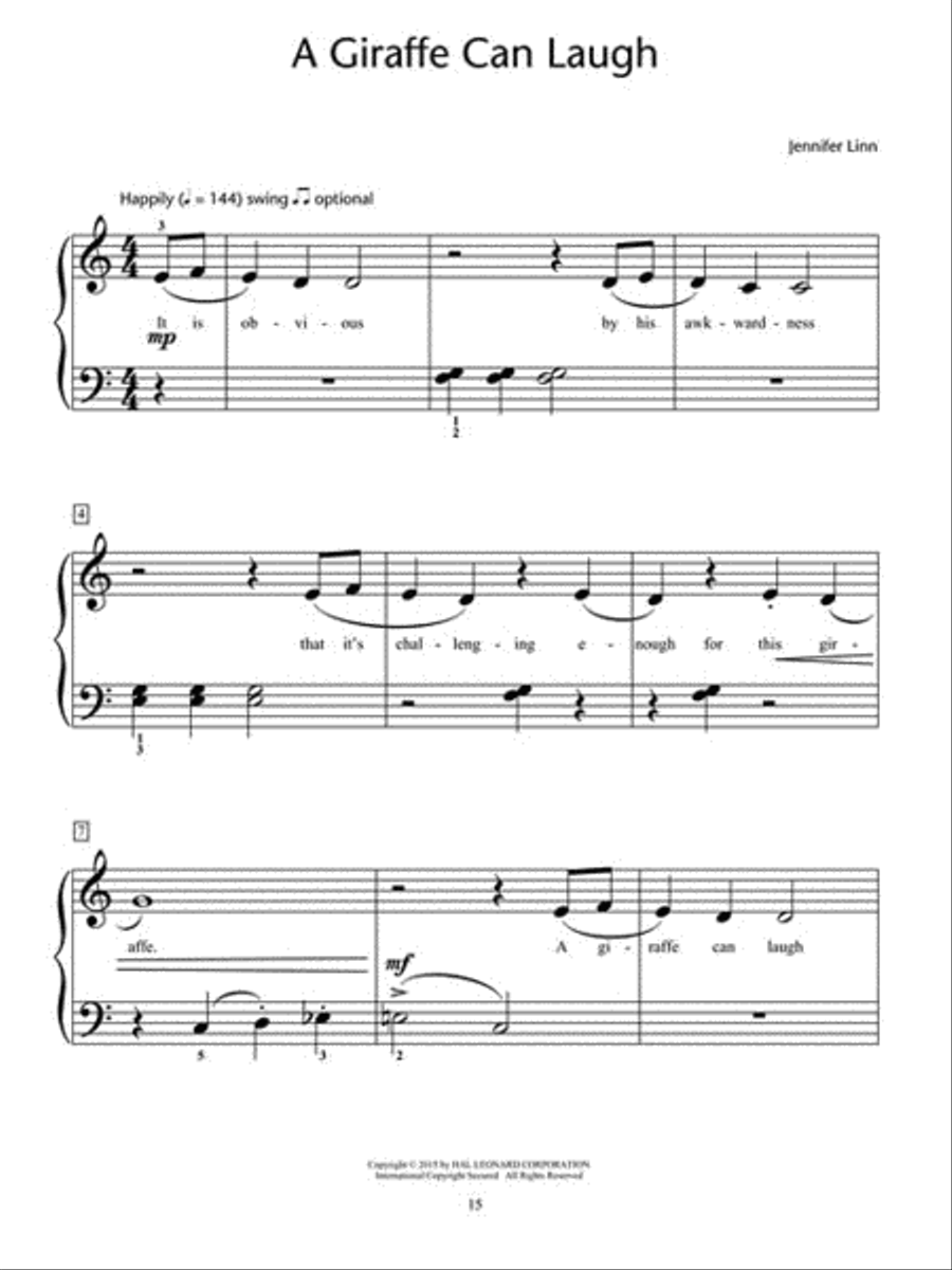 Animals Have Feelings Too Piano Method scores gallery preview page 5