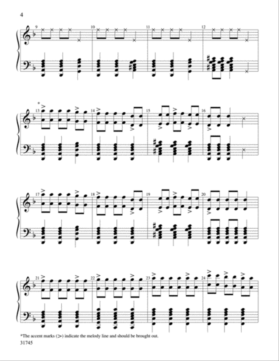 We Three Kings We Three Kings Handbell Choir scores gallery preview page 3