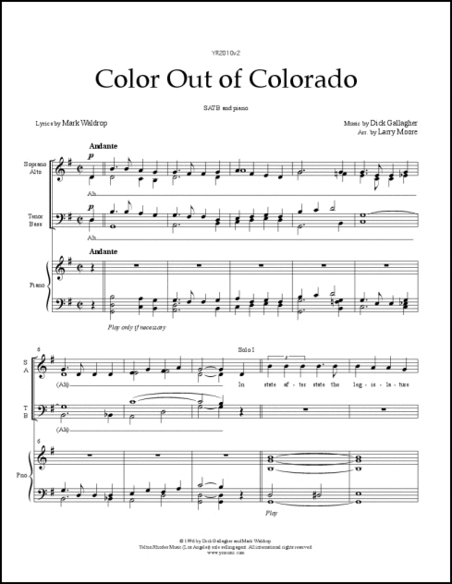 Color Out of Colorado