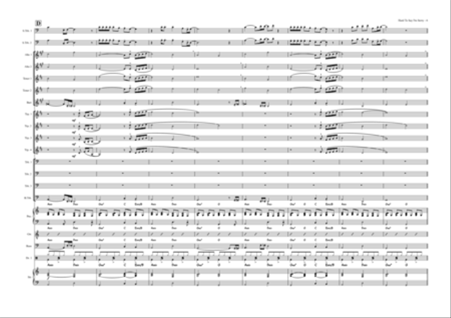 Hard To Say I'm Sorry Hard To Say I'm Sorry Jazz Ensemble scores gallery preview page 6