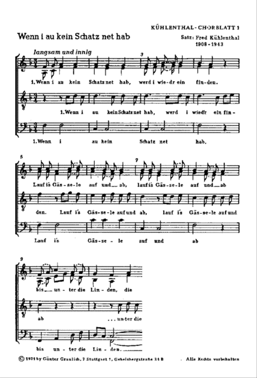 Drei Chorsatze Drei Chorsatze Choir scores gallery preview page 1