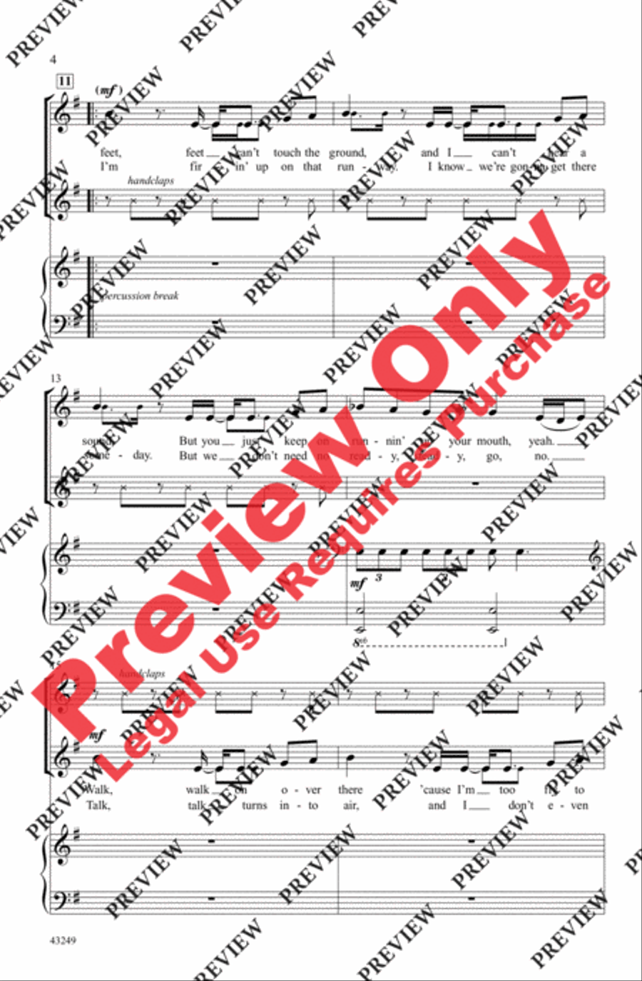 Wings Women's Choir scores gallery preview page 4
