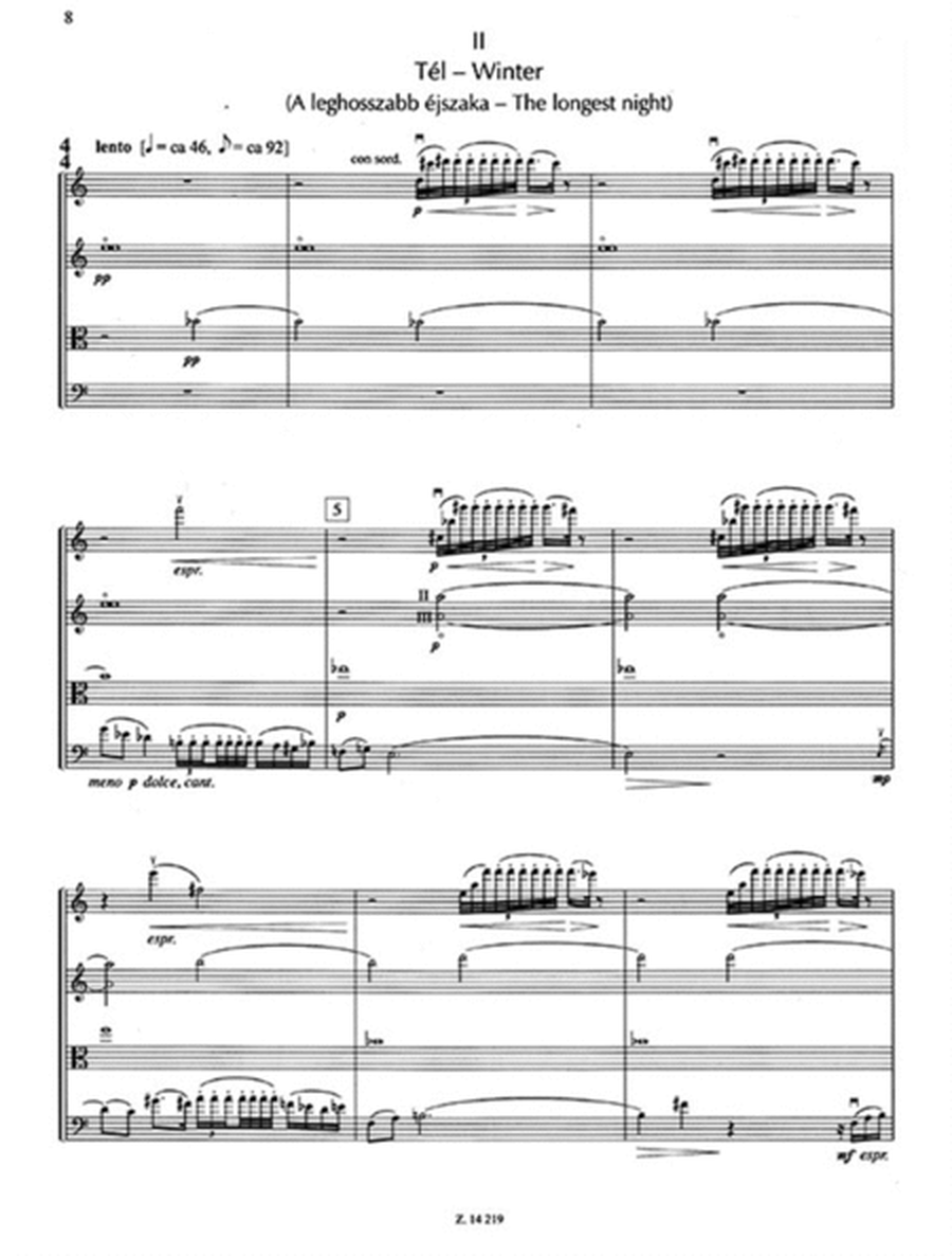 Quartetto per archi No. 3 op. 40