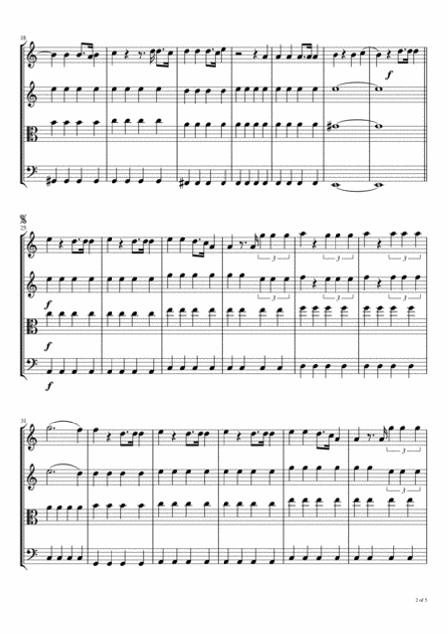 Miracle Pill String Quartet scores gallery preview page 3
