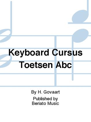 Keyboard Cursus Toetsen Abc