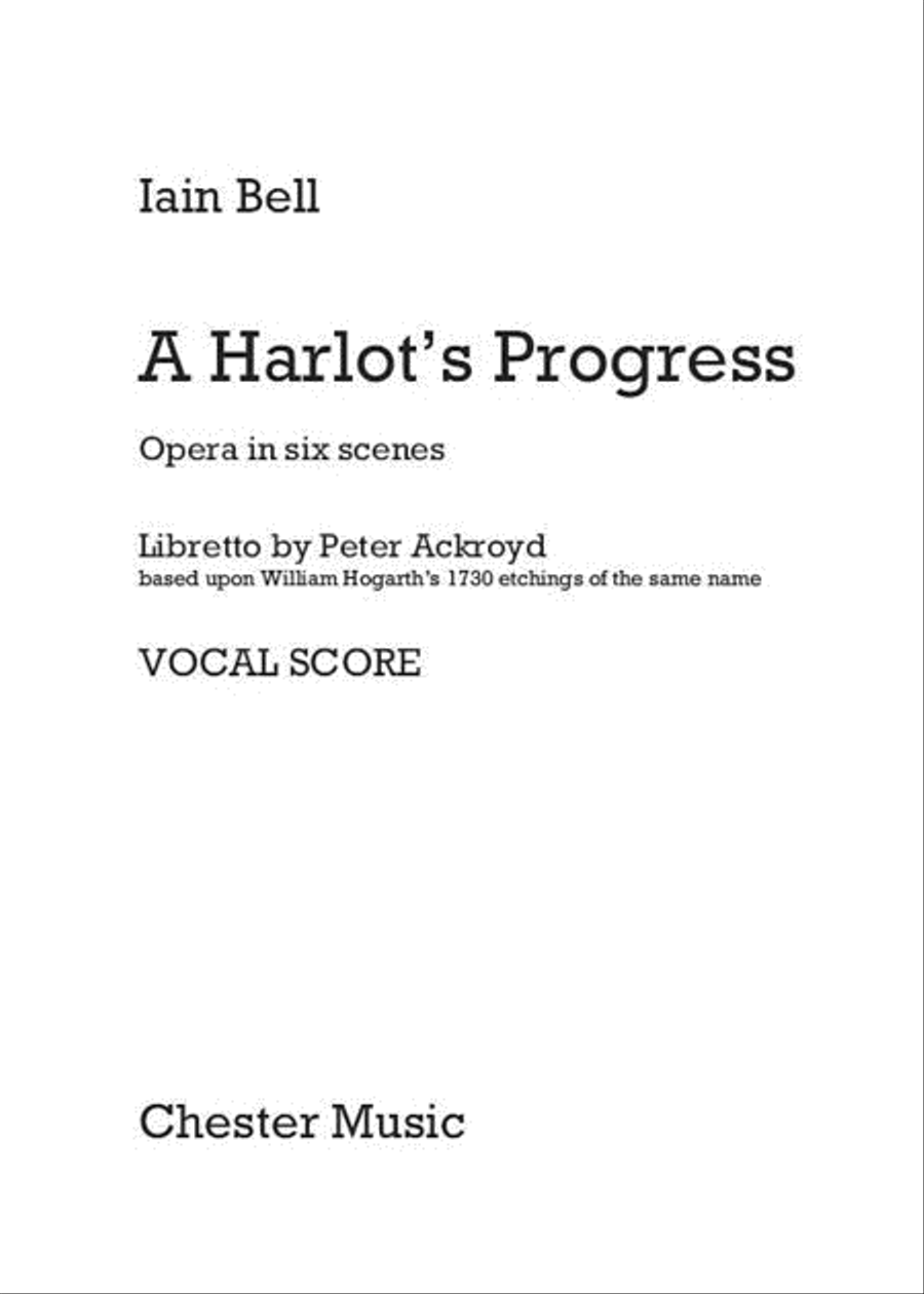 A Harlot's Progress A Harlot's Progress Voice scores gallery preview page 1