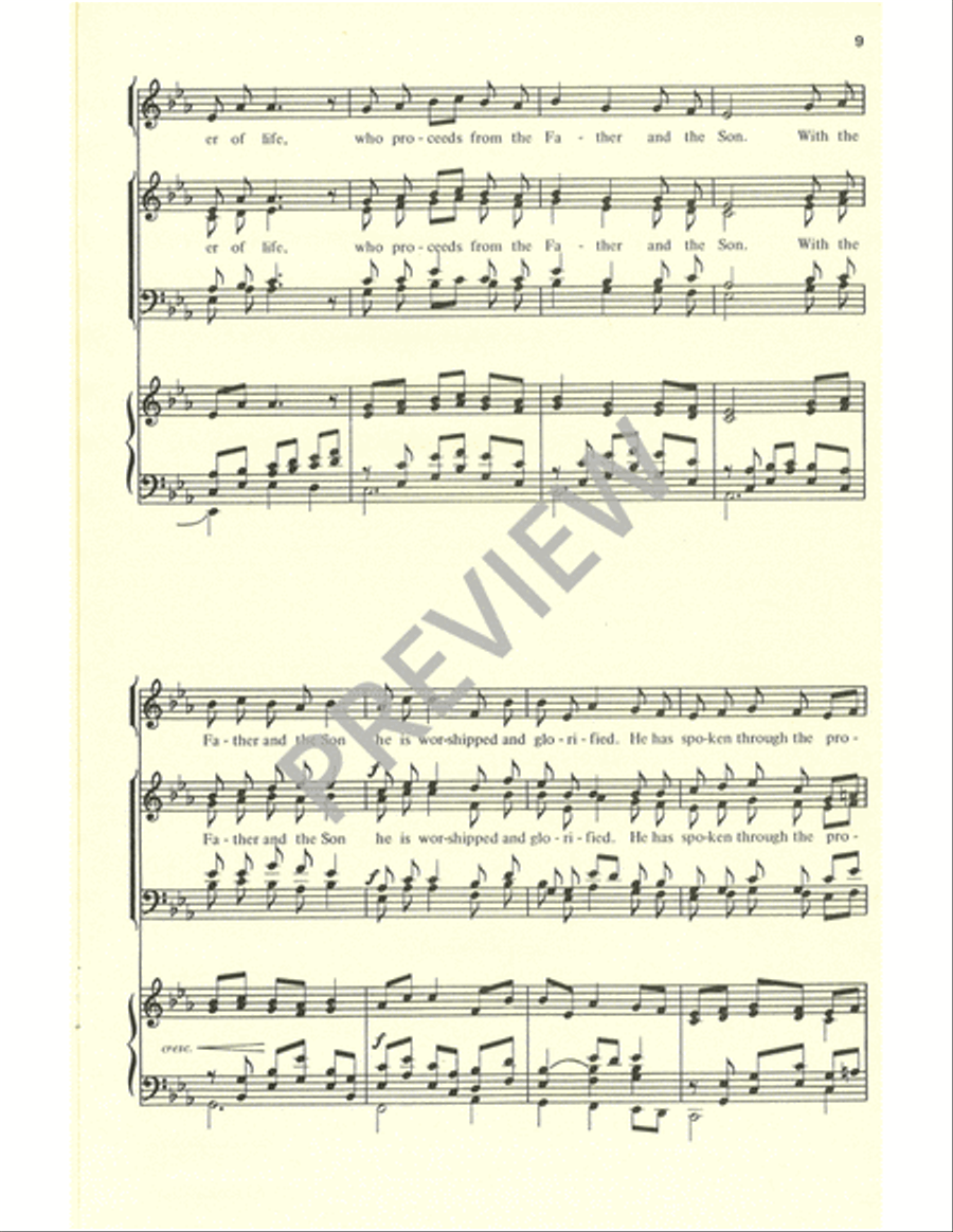 Creed 4-Part scores gallery preview page 9