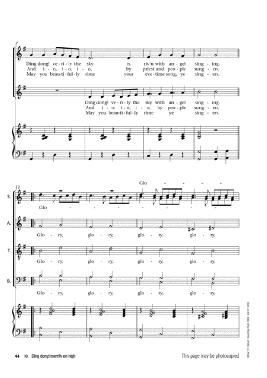 Voiceworks at Christmas Unison Choir scores gallery preview page 4