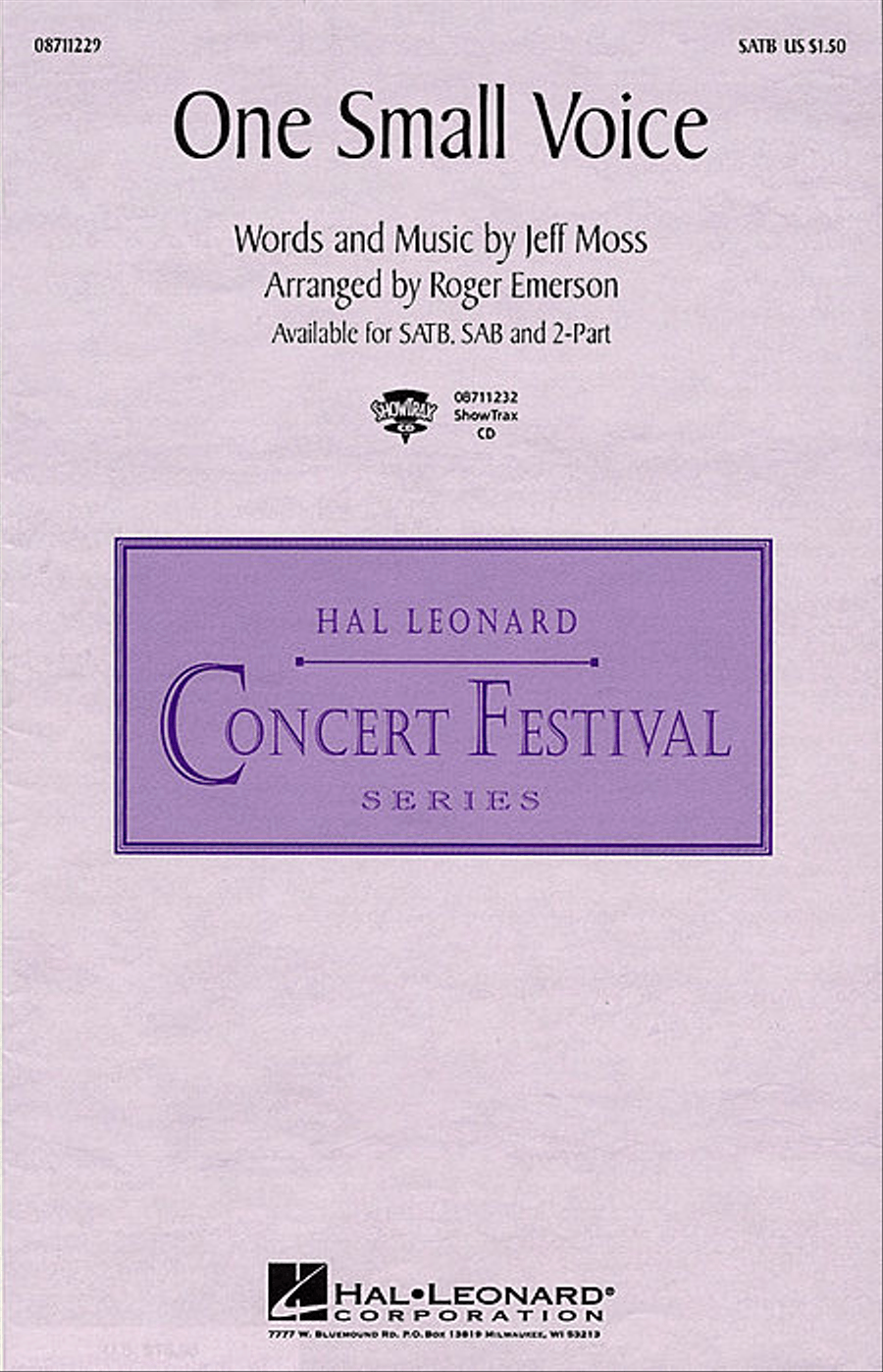 One Small Voice One Small Voice 2-Part scores gallery preview page 1