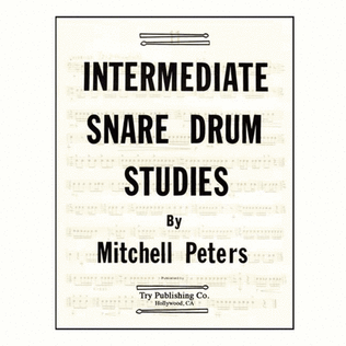 Book cover for Intermediate Snare Drum Studies