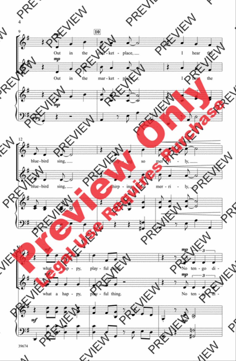 ¡El Pajarito! ¡El Pajarito! 2-Part scores gallery preview page 4