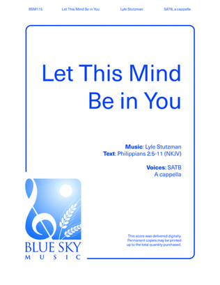 Book cover for Let This Mind Be in You