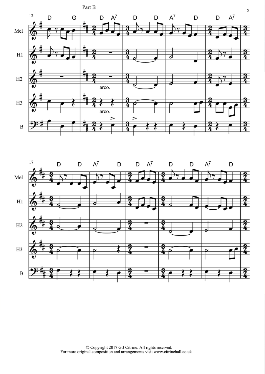 In The Pink Woodwind Quintet scores gallery preview page 3