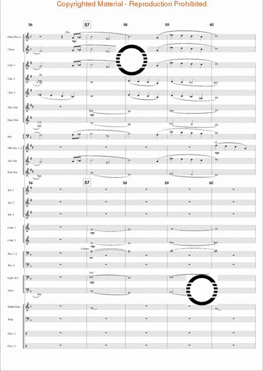 Black Granite III Concert Band scores gallery preview page 13