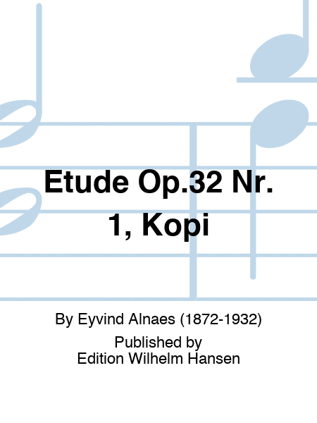 Etude Op.32 Nr. 1, Kopi