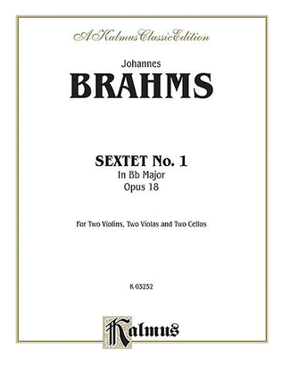 Book cover for Sextet in B-flat Major, Op. 18