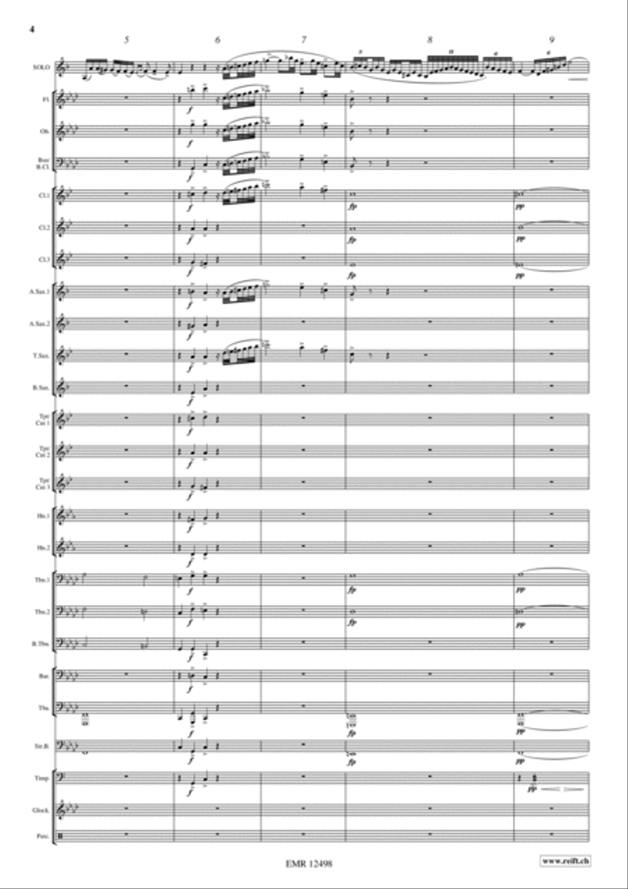 Zigeunerweisen Zigeunerweisen Concert Band scores gallery preview page 5