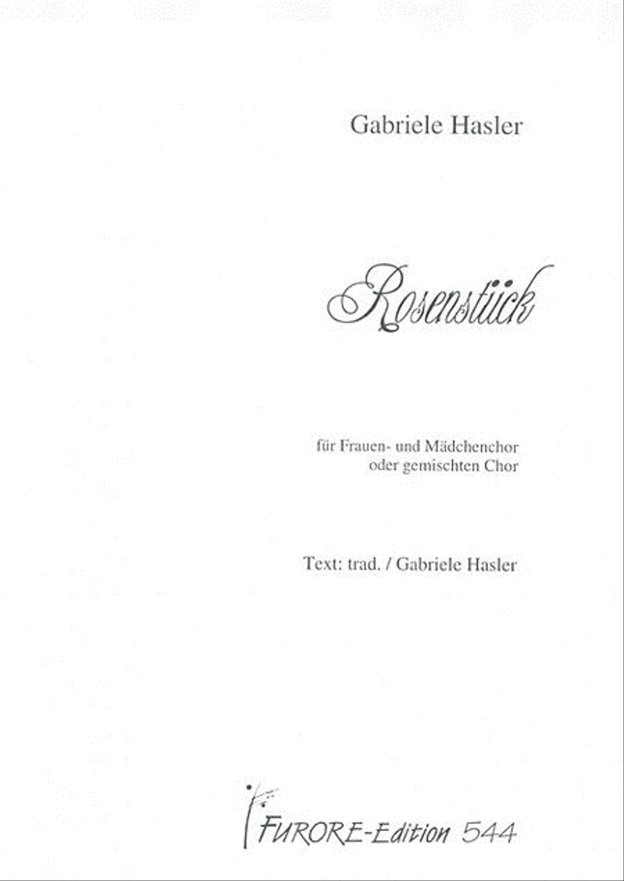 Rosenstuck Rosenstuck Women's Choir scores gallery preview page 1