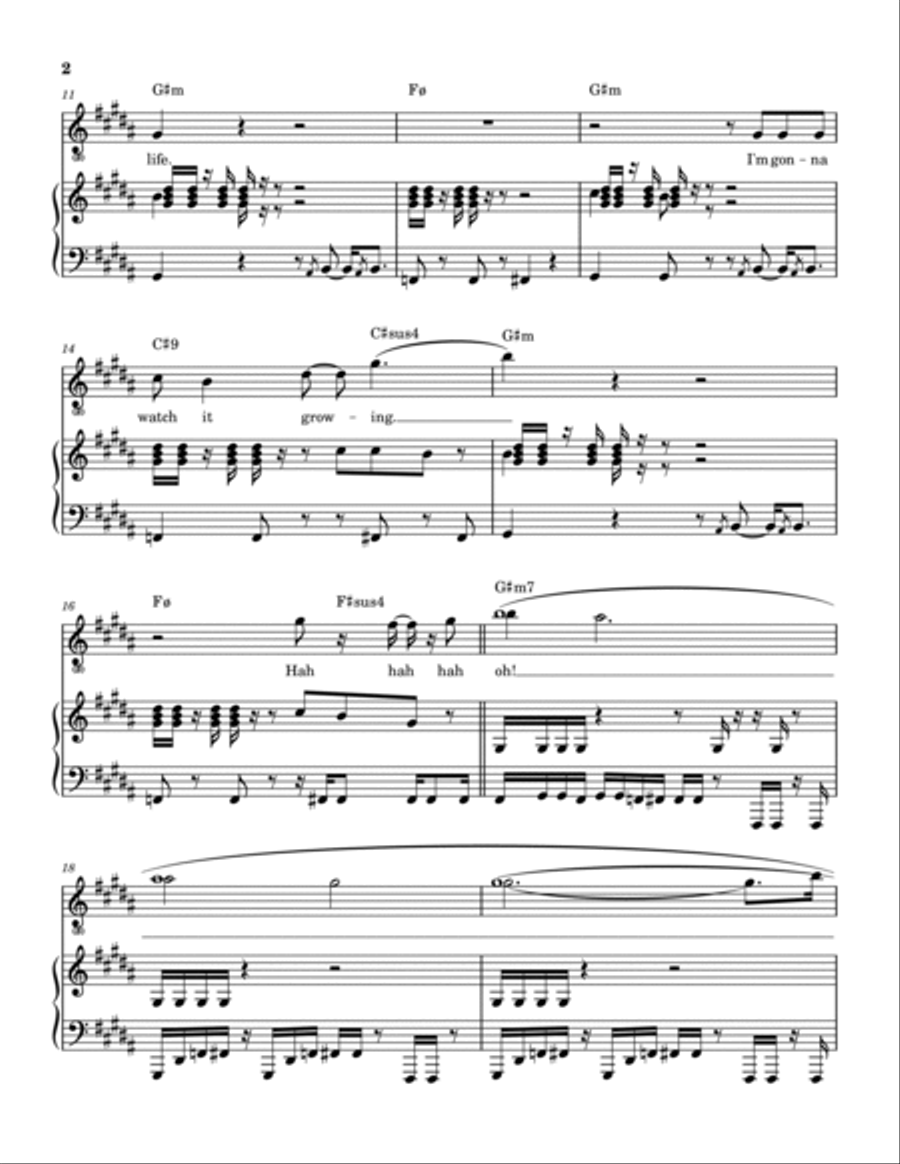 Big Time Big Time Piano, Vocal, Guitar scores gallery preview page 3