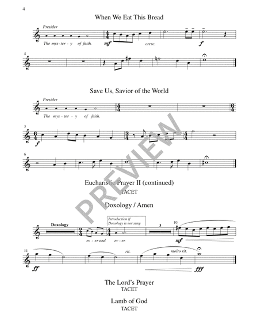 Mass of Creation - Brass and Timpani edition 3-Octaves scores gallery preview page 5