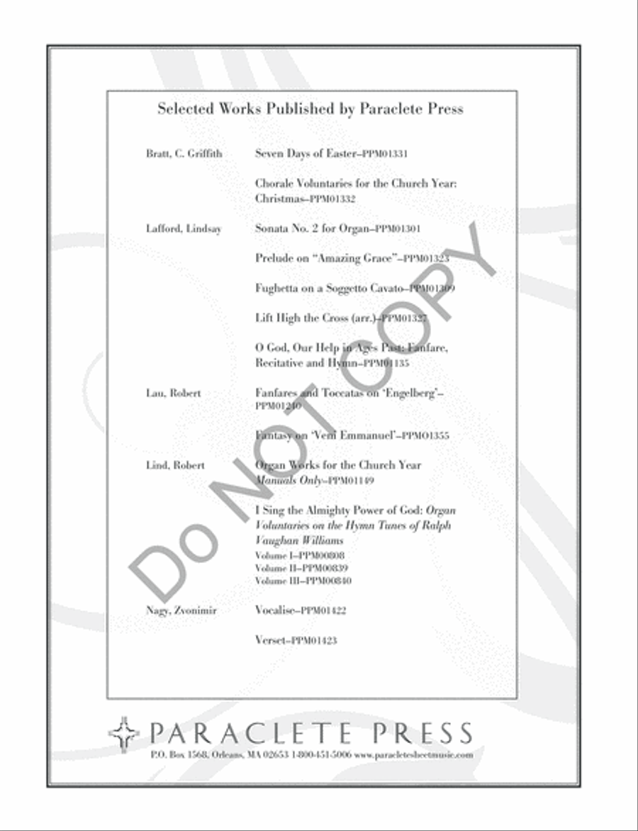 Once in Royal David's City Organ scores gallery preview page 7
