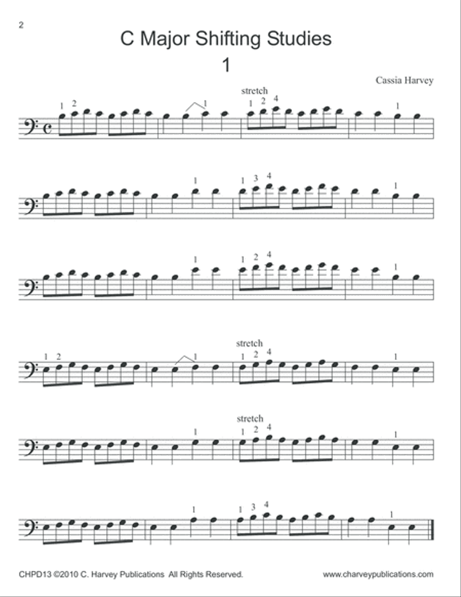 C Major Shifting for the Cello Cello Solo scores gallery preview page 3