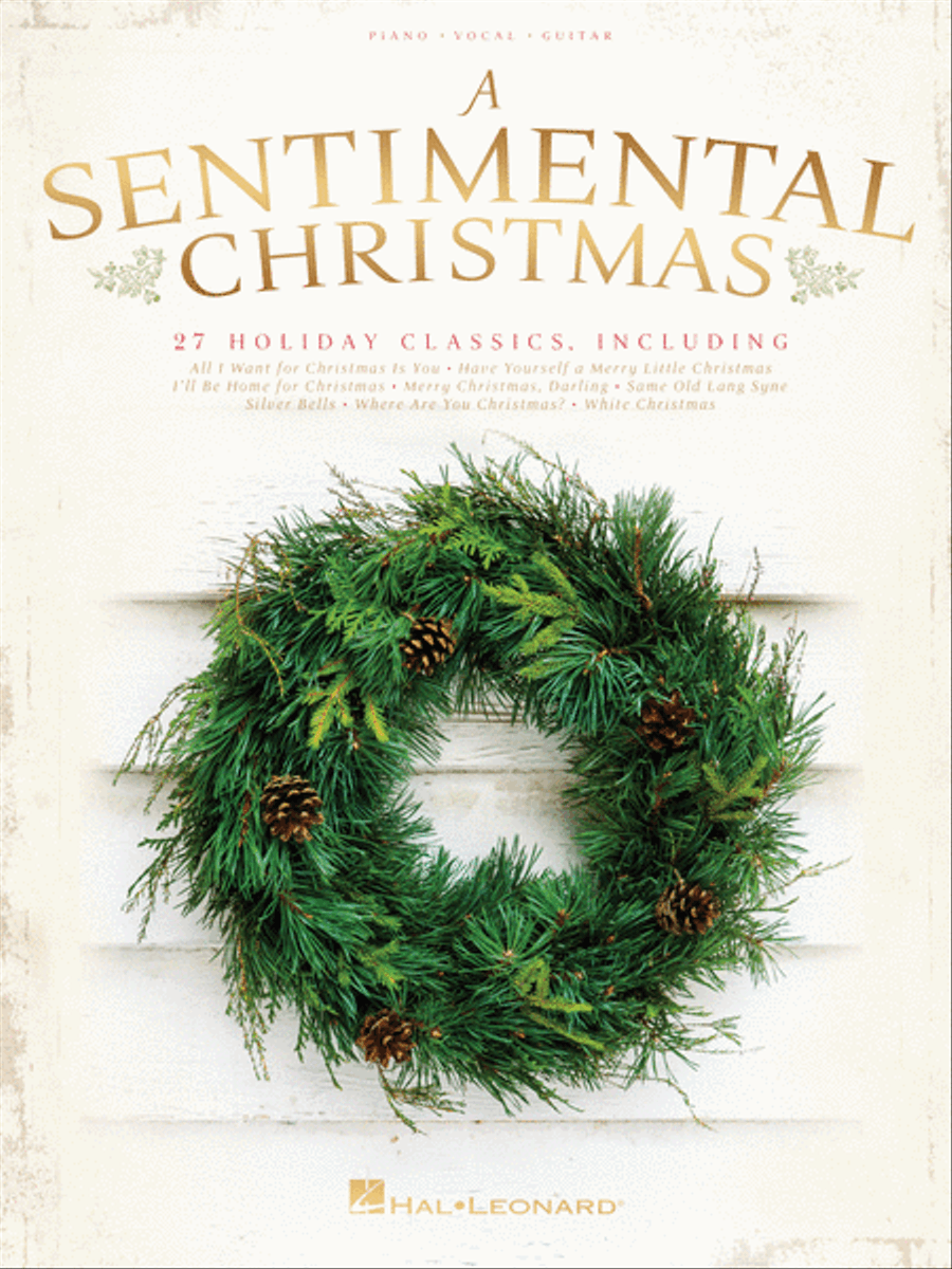 A Sentimental Christmas Book Piano, Vocal, Guitar scores gallery preview page 1