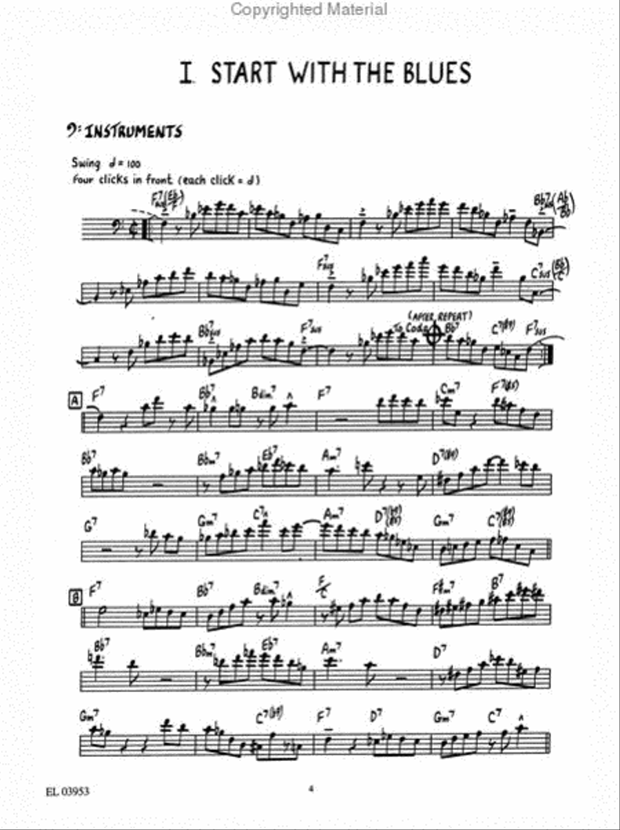 14 Jazz & Funk Etudes Trombone scores gallery preview page 5