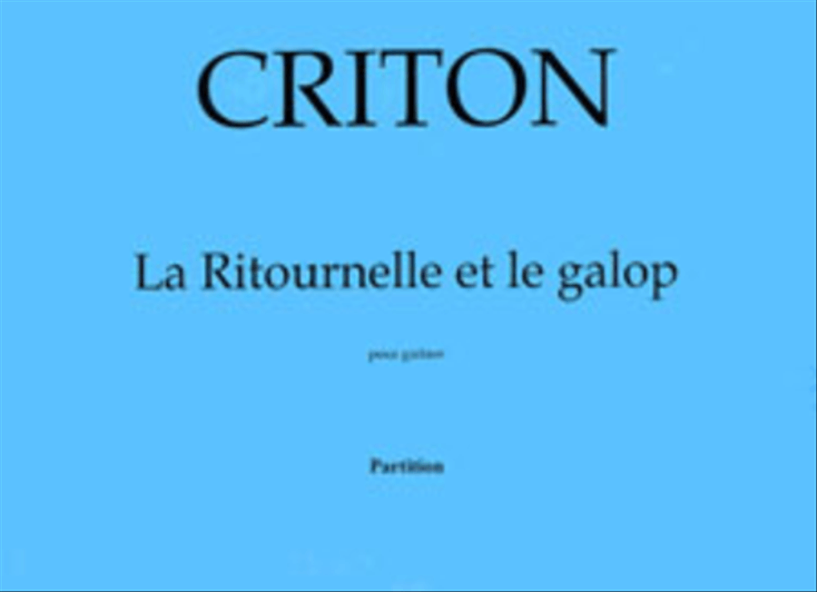 La Ritournelle Et Le Galop