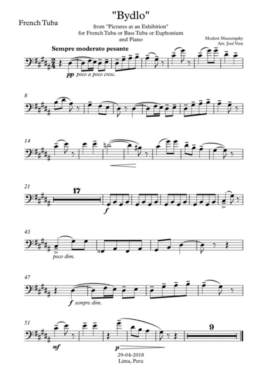 Bydlo for French Tuba and Piano image number null