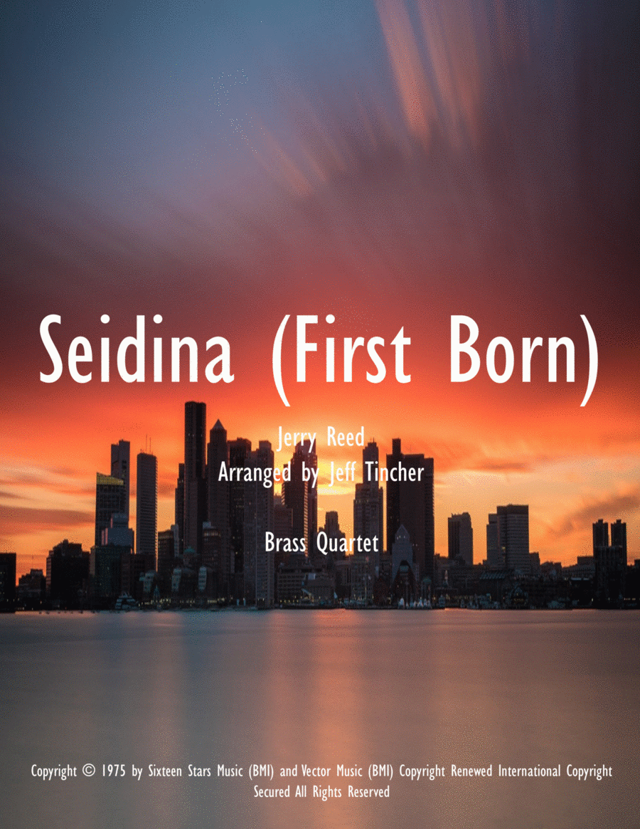 Seidina (first Born) Seidina (first Born) Brass Quartet scores gallery preview page 1