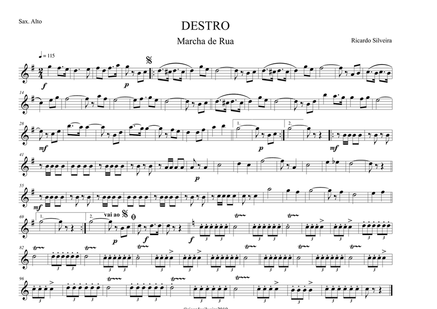 Destro Marching Band scores gallery preview page 5