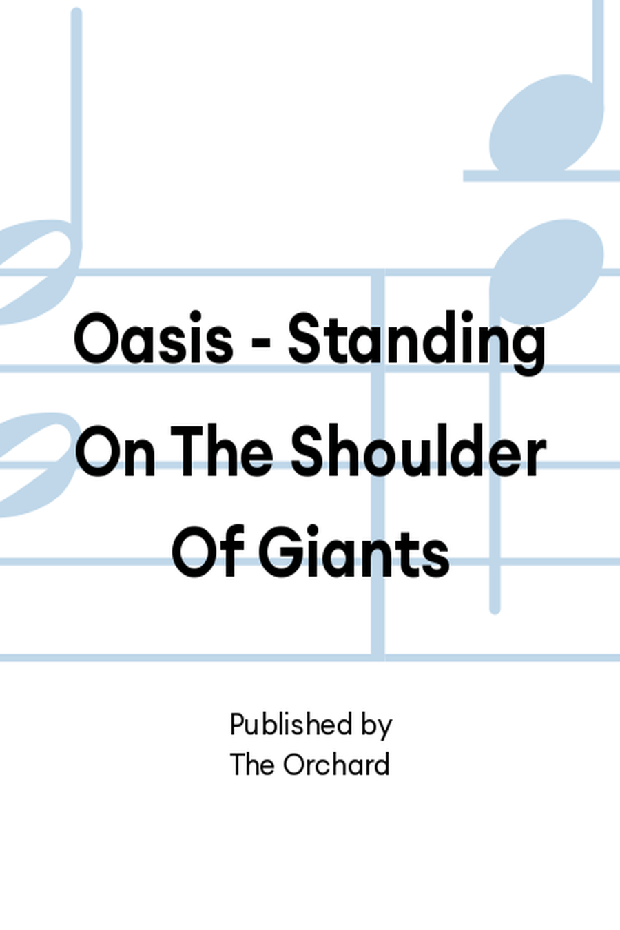 Oasis - Standing On The Shoulder Of Giants Vinyl scores gallery preview page 1