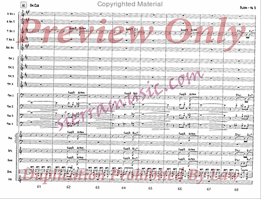Bloom Jazz Ensemble scores gallery preview page 9